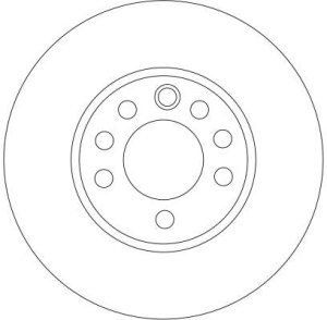 Disc frana Fata Dreapta/Stanga potrivit CADILLAC BLS; CHEVROLET VECTRA; FIAT CROMA, CROMA/KOMBI; OPEL SIGNUM, VECTRA C, VECTRA C GTS; SAAB 9-3, 9-3X 1.6-3.2 04.02- - Img 4