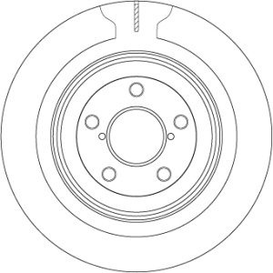 Disc frana Spate Dreapta/Stanga potrivit SUBARU FORESTER, IMPREZA, LEGACY IV, LEGACY V, OUTBACK 2.0-3.0 12.00-12.14 - Img 4