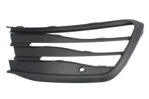 Element bara grila stanga cu locas senzori parcare, plastic, negru potrivit VW GOLF 8 dupa 2019
