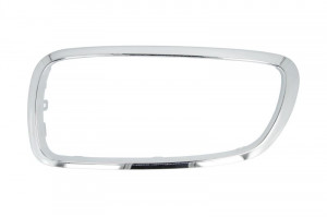 Element grila fata Stanga potrivit BMW 7 (E65, E66, E67) 2001-2008 - (plastic, crom)