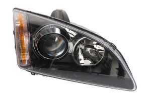 Far Dreapta (H1/H7, electric, cu motor, culoare insert: negru) potrivit FORD FOCUS II;