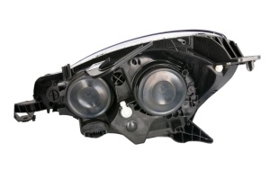 Far Dreapta (H1/H7, electric, cu motor, culoare insert: negru) potrivit CITROEN C3 I, C3 II, DS3 - Img 2