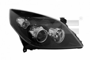 Far Dreapta (H1/H7, electric, cu motor, culoare insertie: negru) potrivit OPEL SIGNUM, VECTRA C, VECTRA C GTS