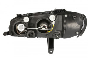 Far Dreapta (H1/H7, electric, fara motoras, culoare insertie: cromat) potrivit OPEL OMEGA B - Img 2