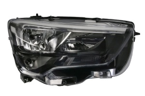 Far Dreapta (H1/H7/PY21W/W21, cu motor, culoare insert: negru) potrivit OPEL COMBO E 2018-2023