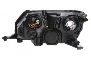 Far Dreapta (H15/H7, electric, cu motor, culoare insertie: cromat) potrivit SKODA RAPID - Img 2