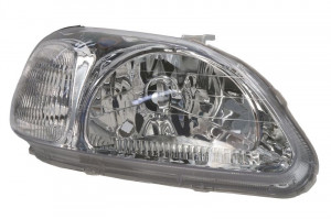 Far Dreapta (H4, electric, fara motoras) potrivit HONDA CIVIC VI