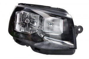 Far Dreapta (H4/P21W/PY21W/W5W, electric, cu motor, culoare insertie: negru) potrivit VW MULTIVAN T6, TRANSPORTER T6, TRANSPORTER T6 / CARAVELLE T6 - Img 1
