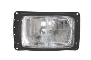 Far dreapta (H4/T4W, manual, fara motor, culoare insert: argintiu) potrivit IVECO EUROTRAKKER; MAN E2000, F2000, L2000, M 2000 L, M 2000 M, M90 08.88- - Img 1