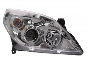 Far Dreapta (halogen, H1/H7/W5W, electric, cu motor, culoare insertie: cromat, culoare semnalizator: transparent) potrivit OPEL SIGNUM, VECTRA C, VECTRA C GTS -02.09 - Img 2