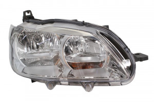 Far Dreapta (halogen, H1/H7/W5W, electric, cu motor, culoare semnalizator: transparent) potrivit PEUGEOT 301 - Img 1
