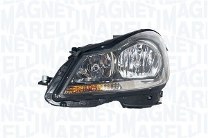 Far Dreapta (halogen, H7/H7/W5W, electric, cu motor, bec) potrivit MERCEDES C (C204), C T-MODEL (S204), C (W204) - Img 3