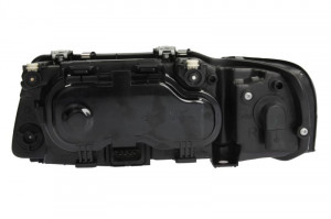 Far dreapta potrivit AUDI A3 2000-2003 - (H1/H7, reglaj electric, fundal cromat) - Img 2