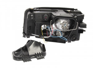 Far dreapta potrivit AUDI A6 - (H1/H3, electric, manual, fundal cromat) - Img 2
