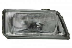 Far dreapta potrivit CITROEN JUMPER FIAT DUCATO PEUGEOT BOXER 1994-2002 - (H4, hydraulic, fundal argintiu)