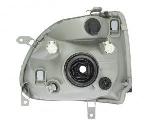 Far dreapta potrivit OPEL AGILA SUZUKI WAGON R+ - (H4, electric, fundal cromat)