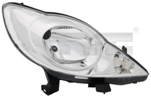 Far dreapta potrivit PEUGEOT 107 2005-2008 - (H4, electric)