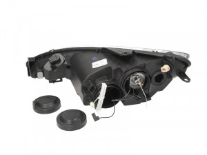 Far dreapta potrivit PEUGEOT 206 2003-2009 - (H1/H7, reglaj electric, fundal argintiu, Semnalizator argintiu) - Img 2