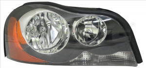 Far dreapta potrivit VOLVO XC90 2006-2014 - (H7, reglaj electric, fundal negru)