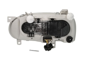 Far fata Dreapta (2*H1, electric, fara motoras, culoare insert: cromat) potrivit VW GOLF 3 - Img 2