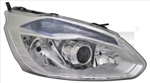 Far fata Dreapta (H1/H15/H7, electric, cu motor, culoare insertie: cromat) potrivit FORD TOURNEO CUSTOM V362, TRANSIT CUSTOM V362 -07.18 - Img 3