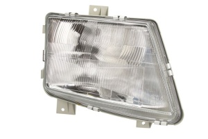Far fata Dreapta (H1/H4, manual, mecanic, fara motoras, culoare insert: alb, culoare semnalizator: transparent) potrivit MERCEDES VITO (W638) - Img 1