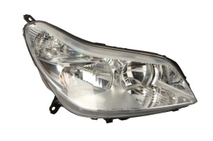 Far fata Dreapta (H1/H7/PY21W/W5W, electric, fara motoras, culoare insert: cromat, culoare semnalizator: transparent) potrivit CITROEN C5 II, C5 II/KOMBI
