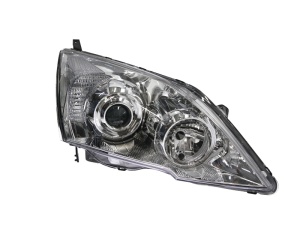 Far fata Dreapta (H1/HB3/W5W/WY21W, electric, fara motoras, culoare insert: cromat) potrivit HONDA CR-V III 2006-2009