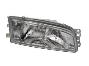 Far fata Dreapta (H4, electric, fara motoras, culoare insert: cromat) potrivit MITSUBISHI LANCER IV, LANCER VI