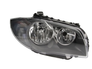 Far fata Dreapta (H7, electric, fara motoras, culoare insert: negru) potrivit BMW 1 (E81), 1 (E82), 1 (E87), 1 (E88) 2007-2009