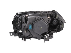 Far fata Dreapta (H7/H7, electric, cu motor, culoare insert: negru, culoare semnalizator: alb) potrivit BMW X3 (E83) 2004-2006 - Img 2
