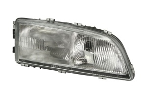 Far fata Dreapta (H7/H7, electric, mecanic, fara motoras, culoare insert: argintiu) potrivit VOLVO C70 I, C70 II, S70, V70 I - Img 1