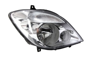 Far fata Dreapta (H7/PY21W/W5W, electric, fara motoras, bec, culoare insert: argintiu, culoare semnalizator: galben) potrivit MERCEDES SPRINTER 3,5-T (B906), SPRINTER 3-T (B906) dupa 2006