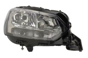 Far fata dreapta potrivit Peugeot 208 II 2019-2023 - H9/W21, electric, cu motor, H18, H9