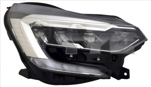 Far fata dreapta potrivit Renault CAPTUR II 2019-2023 - LED, electric, cu motor, fara controler LED - Img 2