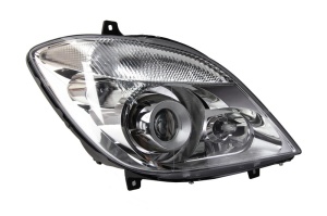 Far fata Dreapta (xenon, D1S/H7/PY21W/W5W, electric, fara motoras, culoare insert: argintiu, culoare semnalizator: galben) potrivit MERCEDES SPRINTER 3,5-T (B906)