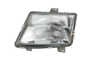 Far fata Stanga (H1/H4, manual, mecanic, fara motoras, culoare insert: alb, culoare semnalizator: transparent) potrivit MERCEDES VITO (W638) - Img 1