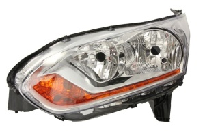 Far fata Stanga (H15/H7/PW24W/W5W, electric, cu motor, culoare insert: cromat) potrivit FORD TOURNEO CONNECT V408 NADWOZIE WIELKO, TRANSIT CONNECT, TRANSIT CONNECT V408/MINIVAN - Img 1