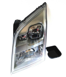 Far fata Stanga (H4, electric, cu motor, culoare insert: cromat) potrivit FORD TRANSIT -08.14 - Img 2