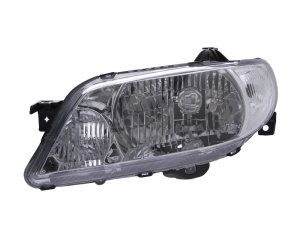 Far fata Stanga (H4, electric, fara motoras, culoare insert: cromat) potrivit MAZDA 323 F VI, 323 S VI 01.01-12.03 - Img 1