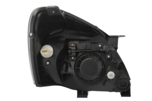 Far fata Stanga (H4, electric, manual, fara motoras, culoare insert: argintiu, culoare semnalizator: transparent) potrivit HYUNDAI MATRIX - Img 2