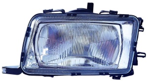 Far fata Stanga (H4, electric, manual, fara motoras) potrivit AUDI 80 B4, CABRIOLET B3, COUPE B3 1991-1996