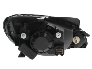 Far fata Stanga (H4, manual, fara motoras, culoare insert: cromat, culoare semnalizator: galben) potrivit HYUNDAI GETZ - Img 2