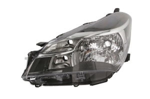 Far fata Stanga (H4/W21/WY21W, electric, fara motoras, culoare insert: negru) potrivit TOYOTA YARIS, YARIS/HATCHBACK - Img 1
