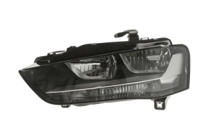Far fata Stanga (H7/H7, electric, cu motor, culoare insert: negru, culoare semnalizator: alb) potrivit AUDI A4 ALLROAD B8, A4 B8