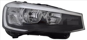 Far fata Stanga (H7/H7/W21W, electric, cu motor) potrivit BMW X3 (F25) 2014-2017