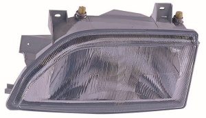 Far fata Stanga (halogen, H4/W5W, electric, manual, mecanic, fara motoras, culoare insert: cromat) potrivit FORD ESCORT V, ESCORT V EXPRESS, ORION III -01.95 - Img 1