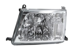 Far fata Stanga (HB3/HB4, mecanic, fara motoras, culoare insert: cromat) potrivit TOYOTA LAND CRUISER 100 -12.04 - Img 1