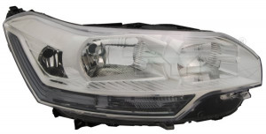 Far Stanga (2*H7/H1, electric, cu motor, culoare insertie: cromat) potrivit CITROEN C5 II, C5 III