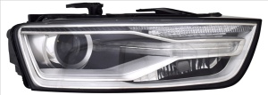 Far stanga (D5S/H8/LED, electric, cu motor, fara controler LED; fara controler) potrivit AUDI Q3 8U 2015-2018